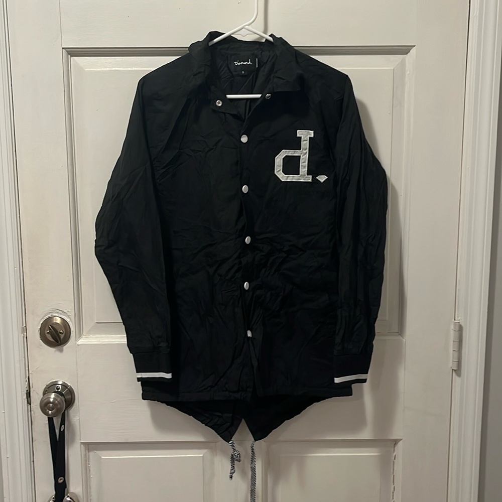 Diamond Supply Co.  Black Windbreaker